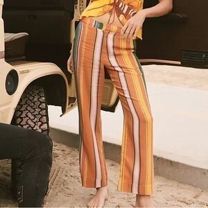 Free People La Paz Slim Crop Pants NWOT
